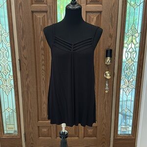 019 Torrid Black Adjustable Spaghetti Strap Top